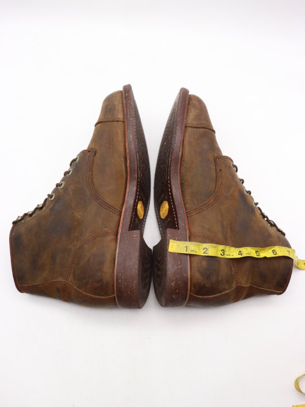 Vintage LL Bean Chippewa Katahdin Iron Men's 11.5 EE Brown Leather Boots Cap Toe - Picture 6 of 10